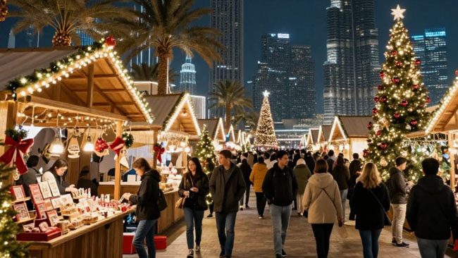 Dubai Christmas Markets 2025: Festive Events & Timings