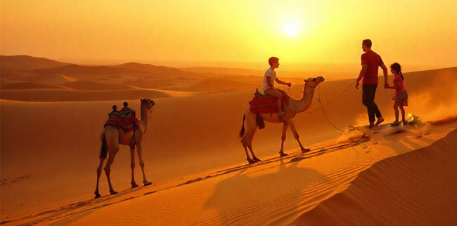 Dubai Desert at Dawn a perfect safari experience