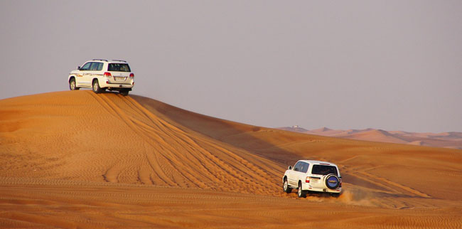 Dubai Winter Desert Safari View