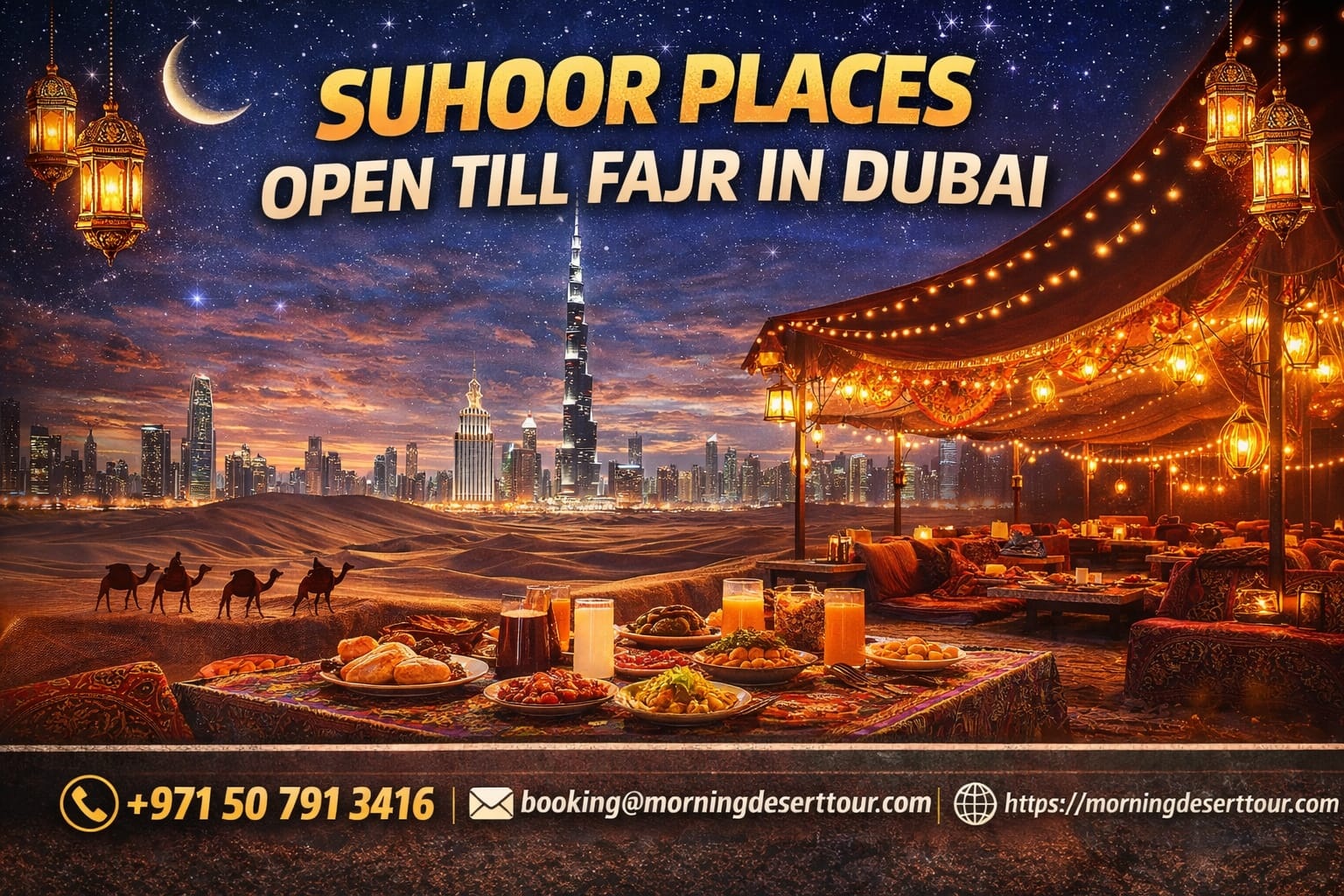 Suhoor Places Open Till Fajr in Ramadan Dubai