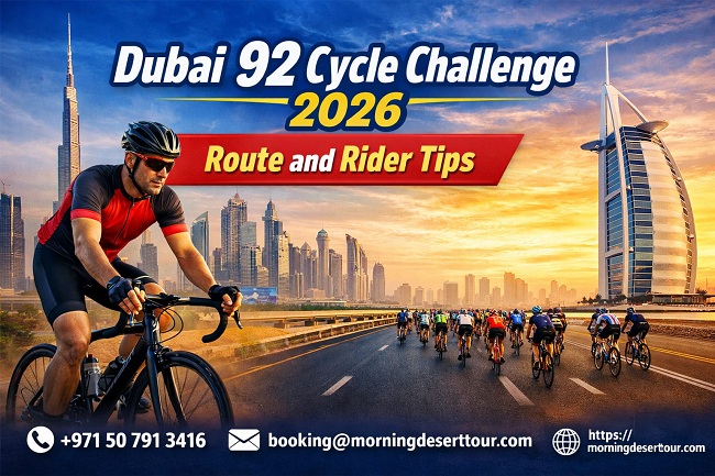Routes and rider tips for Dubai 92 Cycle Challenge 2026 Event