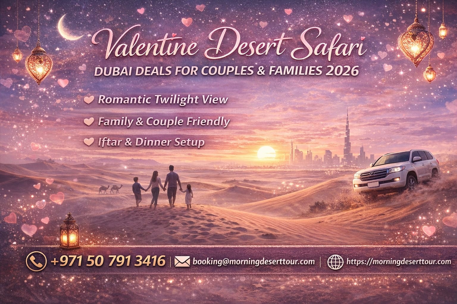 Find amazing valentine desert safari Dubai deals 2026